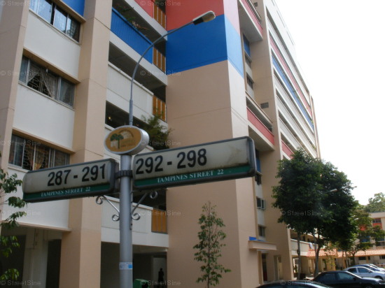 Blk 291 Tampines Street 22 (Tampines), HDB 4 Rooms #100522